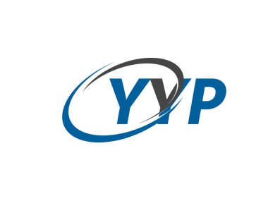 YYP yaratıcı logo tasarımı vektör çizimi
