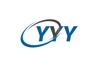 YYY yaratıcı logo tasarımı vektör çizimi
