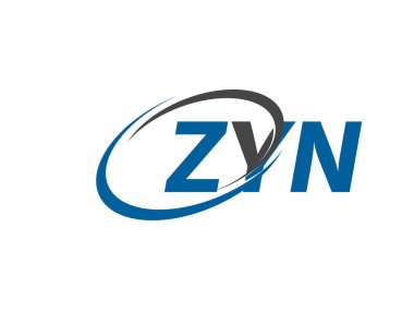 ZYN yaratıcı logo tasarımı vektör çizimi