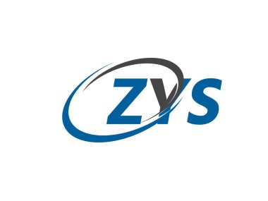 ZYS yaratıcı logo tasarımı vektör çizimi