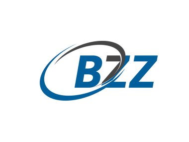 BZZ yaratıcı logo tasarımı vektör çizimi