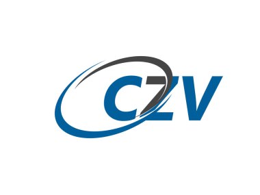 CZV yaratıcı logo tasarımı vektör çizimi