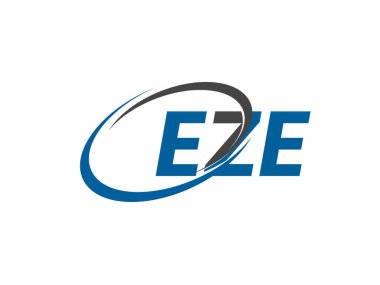 EZE yaratıcı logo tasarımı vektör çizimi