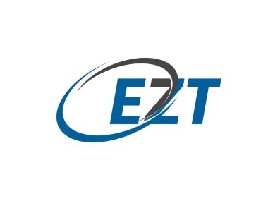 EZT yaratıcı logo tasarımı vektör çizimi