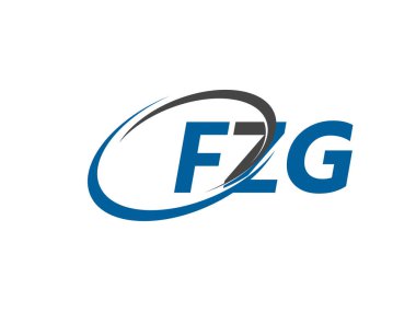FZG yaratıcı logo tasarımı vektör çizimi