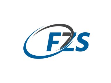 FZS yaratıcı logo tasarımı vektör çizimi