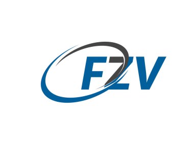 FZV yaratıcı logo tasarımı vektör çizimi