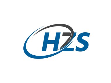HZS yaratıcı logo tasarımı vektör çizimi