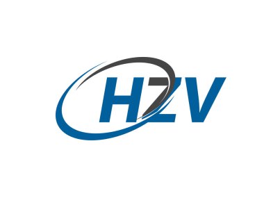 HZV yaratıcı logo tasarımı vektör çizimi