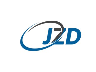 JZD yaratıcı logo tasarımı vektör çizimi