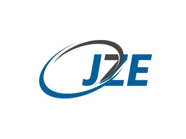 JZE yaratıcı logo tasarımı vektör çizimi