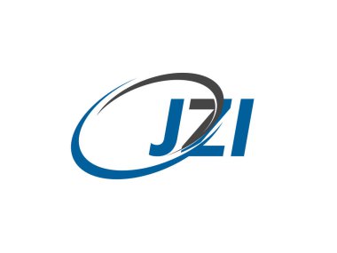 JZI yaratıcı logo tasarımı vektör çizimi