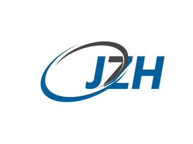 JZH yaratıcı logo tasarımı vektör çizimi