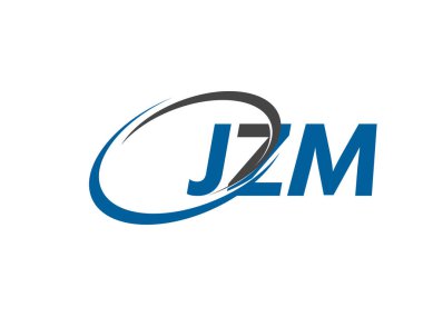 JZM yaratıcı logo tasarımı vektör çizimi