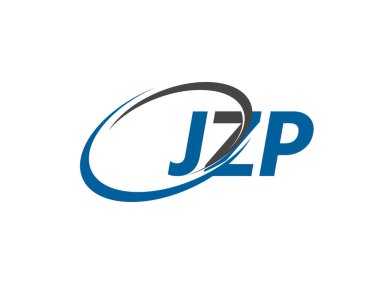 JZP yaratıcı logo tasarımı vektör çizimi