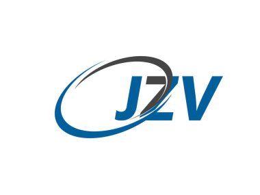 JZV yaratıcı logo tasarımı vektör çizimi