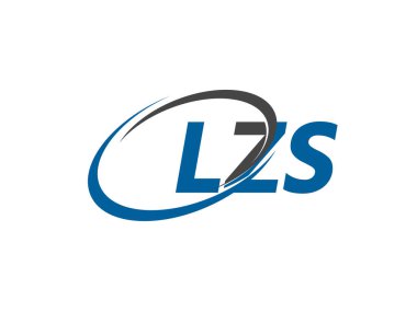 LZS yaratıcı logo tasarımı vektör çizimi