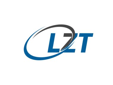 LZT yaratıcı logo tasarımı vektör çizimi