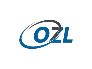 OZL yaratıcı logo tasarımı vektör çizimi