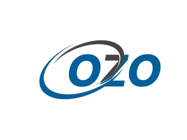 OZO yaratıcı logo tasarımı vektör çizimi