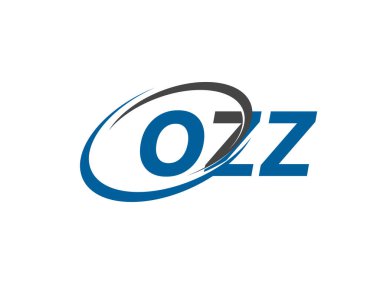 OZZ yaratıcı logo tasarımı vektör çizimi