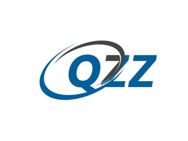 QZZ yaratıcı logo tasarımı vektör çizimi