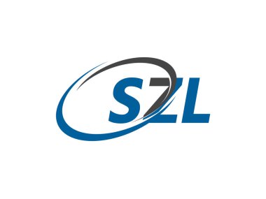 SZL yaratıcı logo tasarımı vektör çizimi