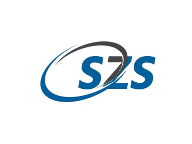  SZS yaratıcı logo tasarımı vektör çizimi