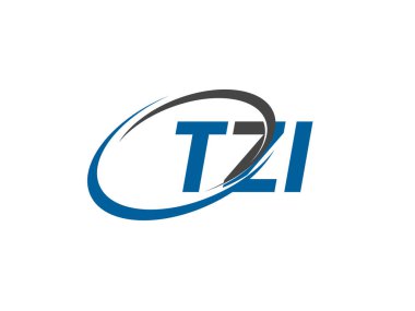 TZI yaratıcı logo tasarımı vektör çizimi