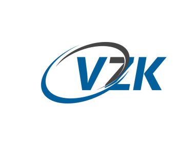 VZK yaratıcı logo tasarımı vektör çizimi