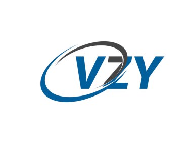 VZY yaratıcı logo tasarımı vektör çizimi