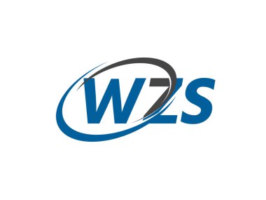 WZS yaratıcı logo tasarımı vektör çizimi