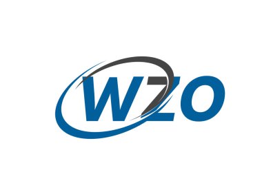 WZO yaratıcı logo tasarımı vektör çizimi