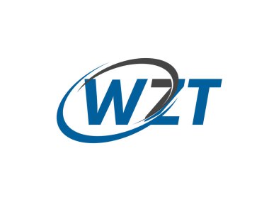 WZT yaratıcı logo tasarımı vektör çizimi