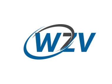 WZV yaratıcı logo tasarımı vektör çizimi