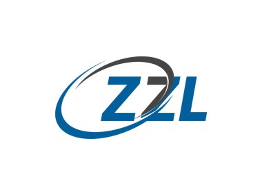 ZZL yaratıcı logo tasarımı vektör çizimi