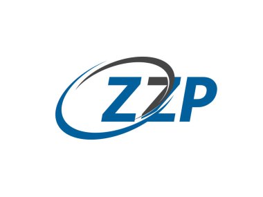 ZZP yaratıcı logo tasarımı vektör çizimi