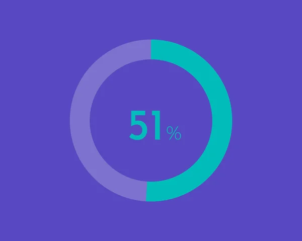 Percentage Diagram Blue Color Background Pie Chart Your Documents Report — 스톡 벡터