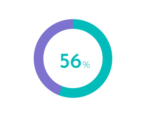 Percentage Pie Diagram White Background Pie Chart Your Documents Report — 스톡 벡터