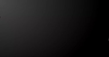 Yeni yılınız kutlu olsun. Siyah arka plan.