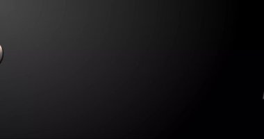 Yeni yılın kutlu olsun 2052, siyah arka plan.