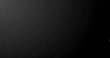 2081 animasyonu Siyah arkaplanda izole edildi, yeni yıl tasarım şablonu