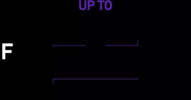 % 31 'e kadar indirimli,% 31' lik indirimli animasyon ise siyah arka planda izole edilmiş.