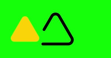 ünlem işareti, uyarı simgesi modern animasyon tasarımı 