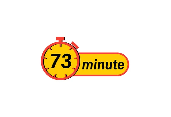 Minuten Timer Uhr Timer Symbol Countdown Symbol Zeitmessung Chronometer Symbol — Stockvektor