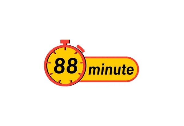 Minute Timer Clock Timer Icon Countdown Icon Time Measure Chronometer — Stock Vector