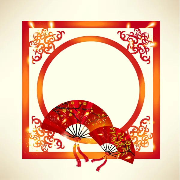 Orientalisches chinesisches Neujahrsdesign — Stockfoto