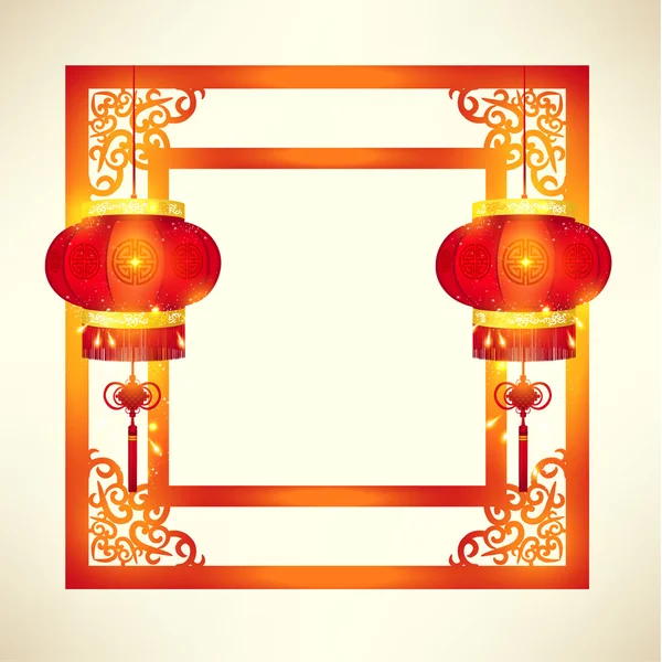 Oriental Chinese New Year Vector Design — Stock Vector