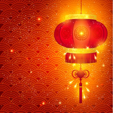oryantal Çince yeni yıl vektör tasarımı