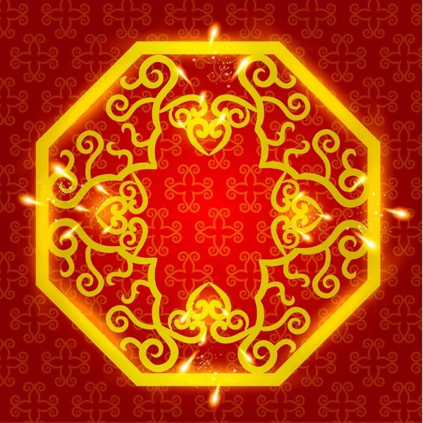 Oriental Chinese New Year Vector Design — Stock Vector